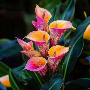 Калла Оникс купить по цене от 450р. в интернет-магазине «Посадика» с доставкой почтой в в Миассе и по всей России – [изображение №1].